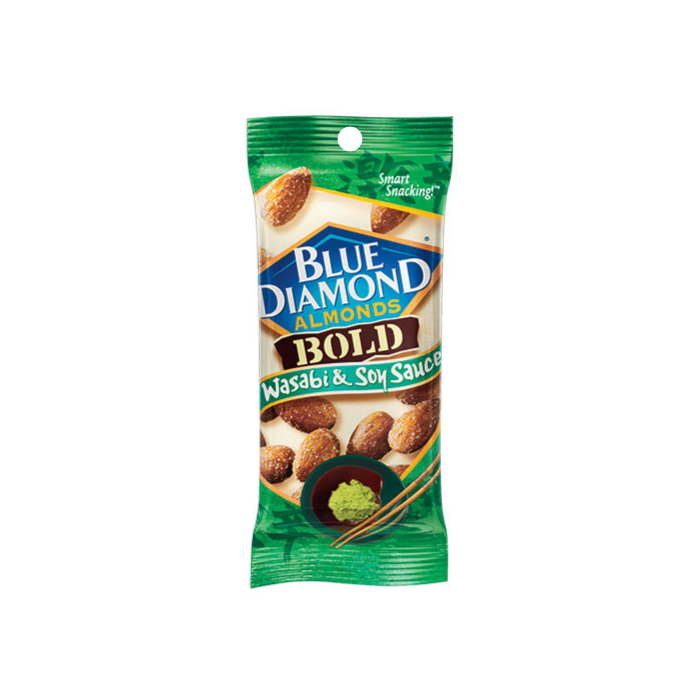 Telman Blue Diamond Wasabi Almonds (12/box)